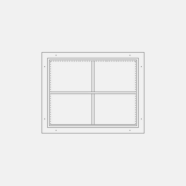 Air Window 1V 1H - Fixed Landscape | Standard Sizes