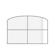 Air Window - Wide Fixed Landscape with Mini Arch Top | Customize