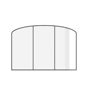 Air Window - Wide Fixed Landscape with Mini Arch Top | Customize