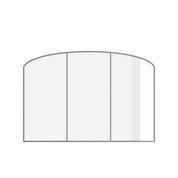 Air Window - Wide Fixed Landscape with Mini Arch Top | Customize