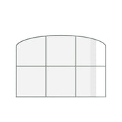 Air Window - Wide Fixed Landscape with Mini Arch Top | Customize