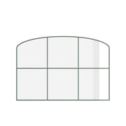 Air Window - Wide Fixed Landscape with Mini Arch Top | Customize