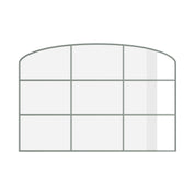 Air Window - Wide Fixed Landscape with Mini Arch Top | Customize
