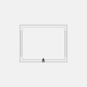 Landscape Awning Window with Ring Pull