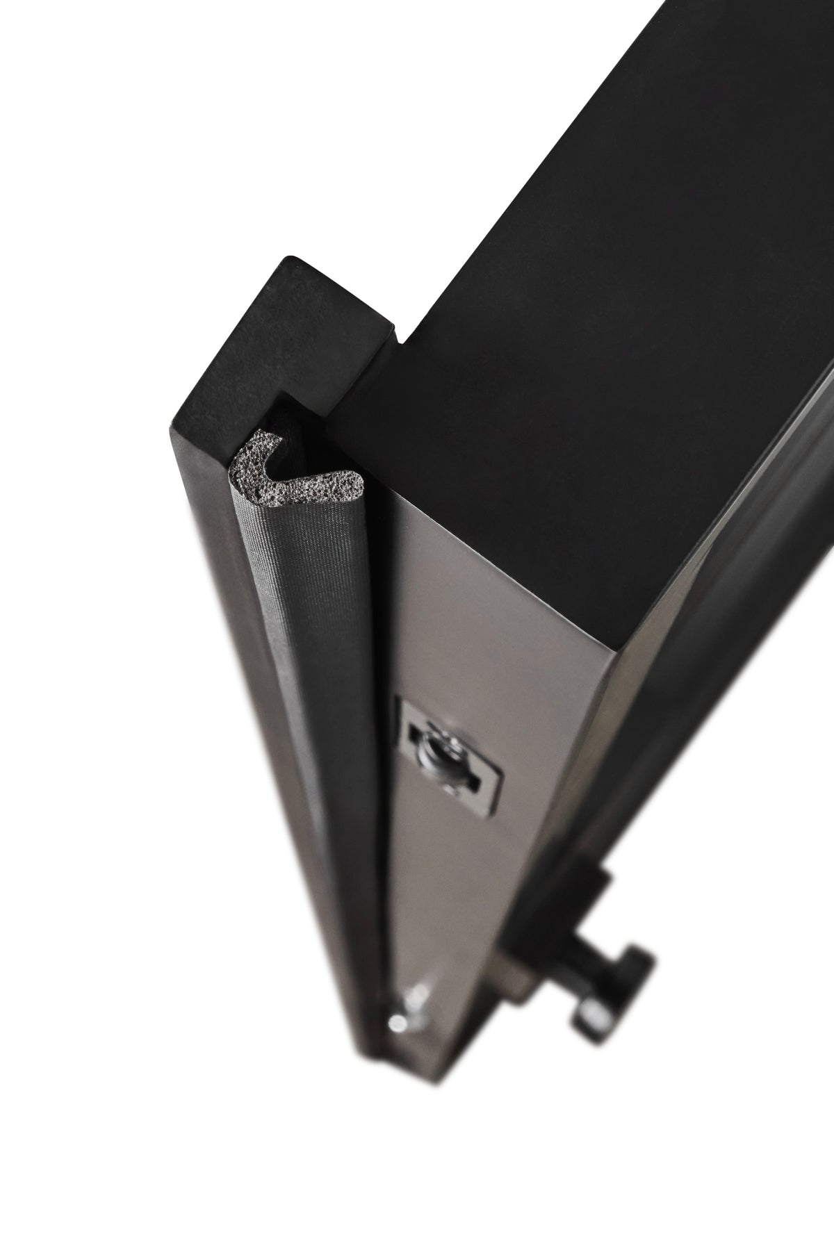 Astragal detail on double door