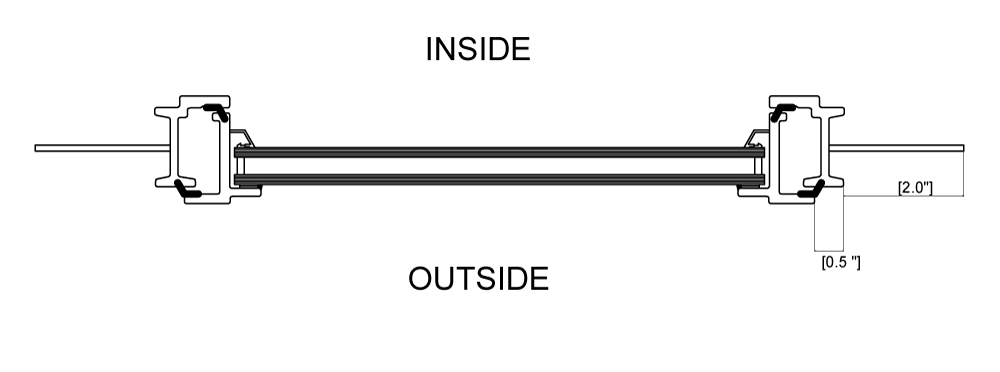 Awning Window Cut Sheet Top View