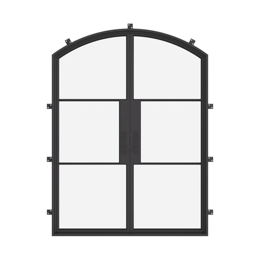 Air 4 - Double Arch | Standard Sizes by Pinky’s Iron Doors — home doors, view 1