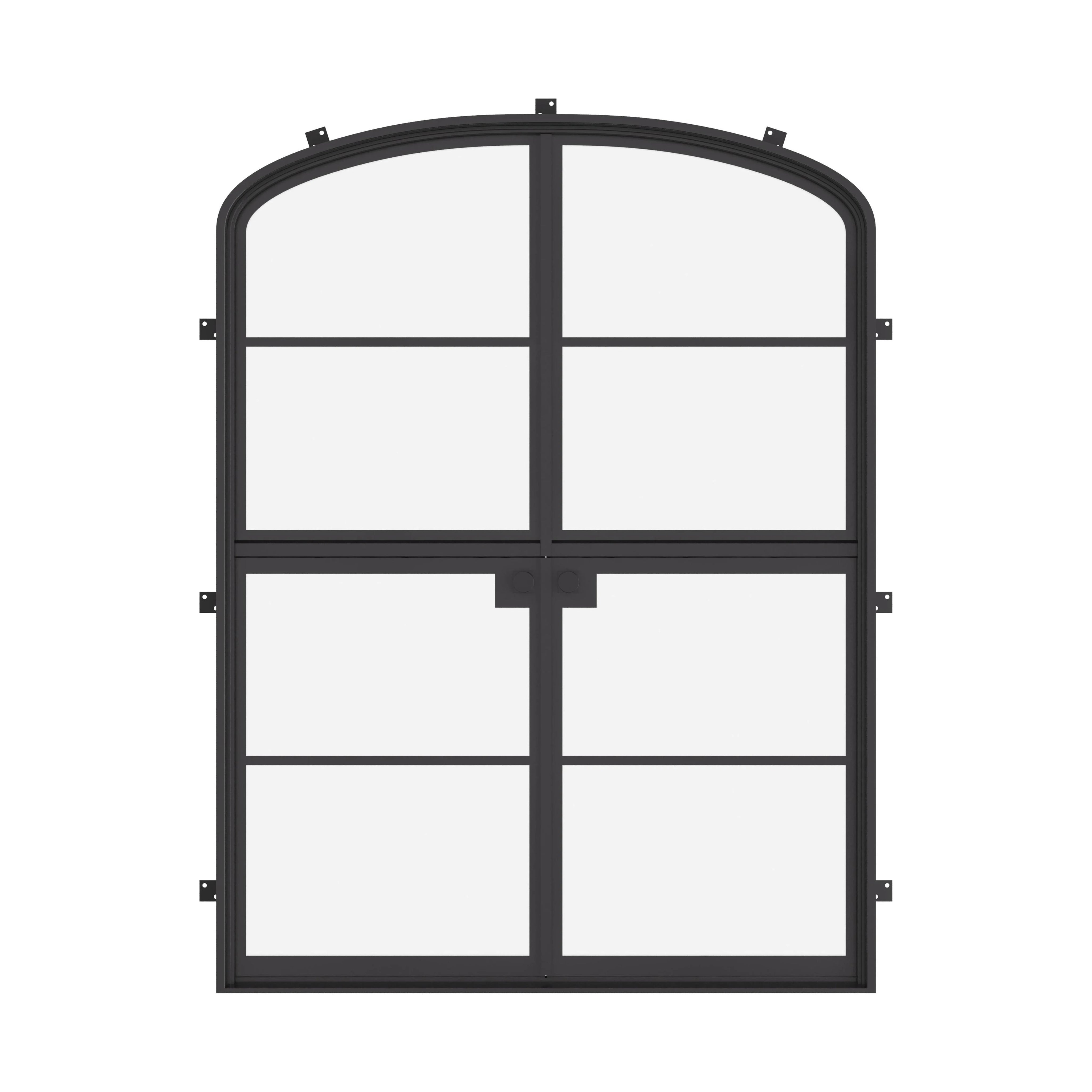 Air 4 Dutch double mini arch doors with split panel design