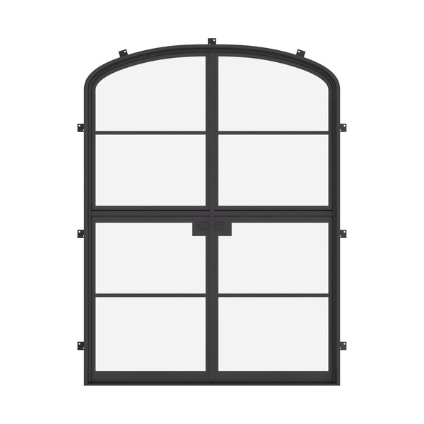 Air 4 Dutch double mini arch doors with split panel design