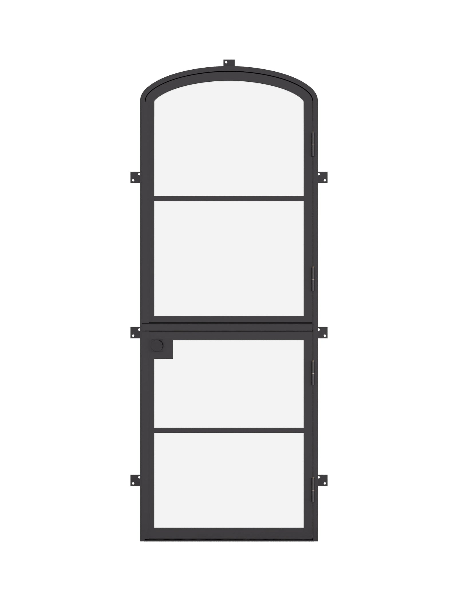 Air 4 Dutch single mini arch door, NFRC-Rated cold rolled galvanized steel customizable