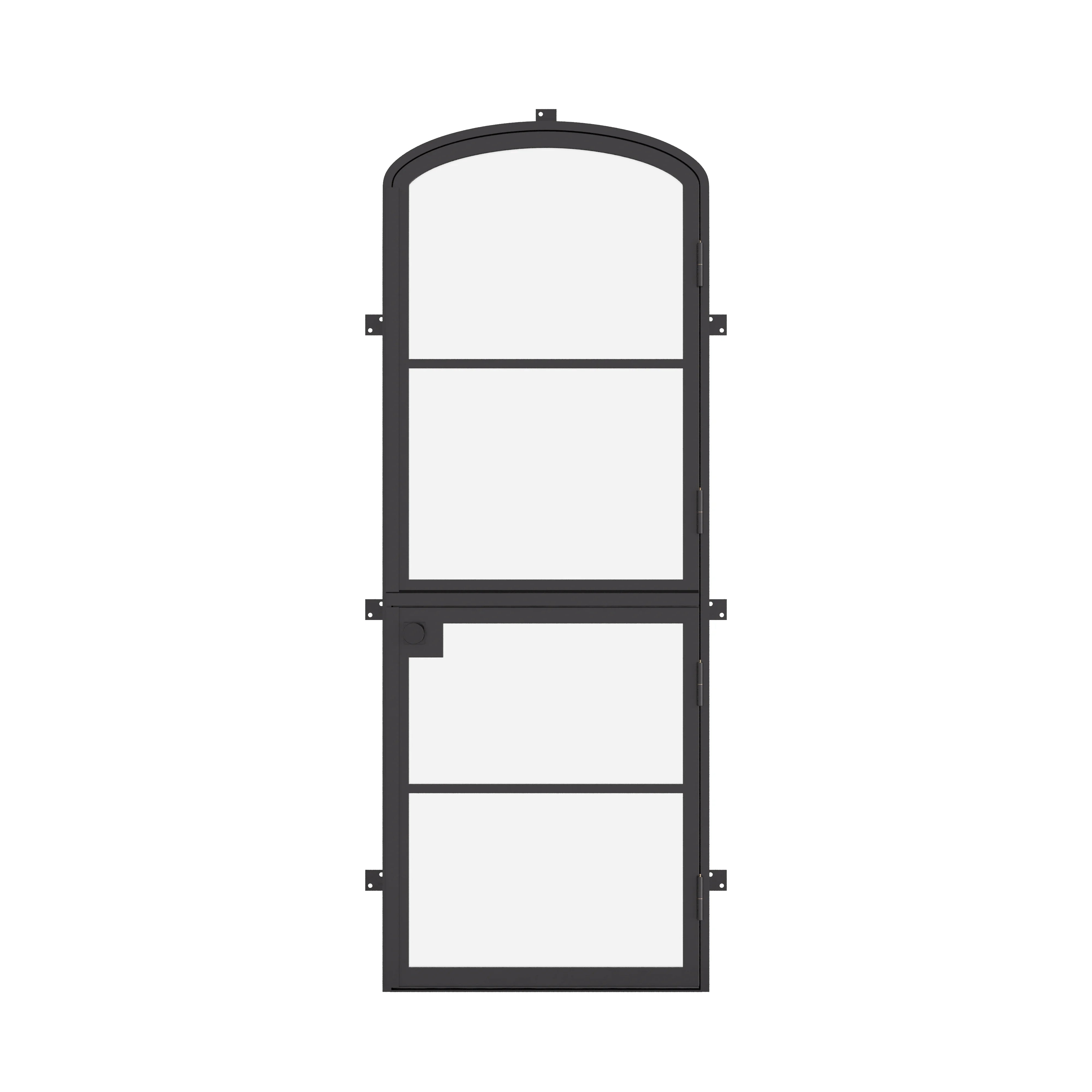 Air 4 Dutch single mini arch door, NFRC-Rated cold rolled galvanized steel customizable