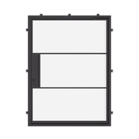 Air 4 Pivot - Flat by Pinky’s Iron Doors — home doors, view 1