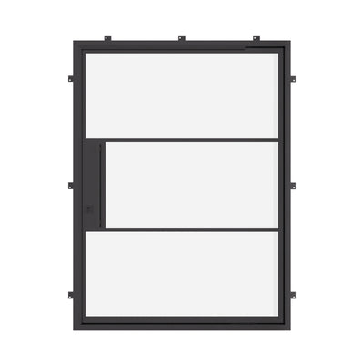 Air 4 Pivot Flat steel pivot door