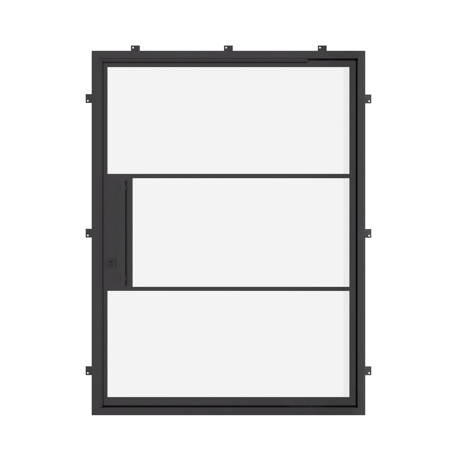 Air 4 Pivot - Flat | Standard Sizes by Pinky’s Iron Doors — home doors, view 1