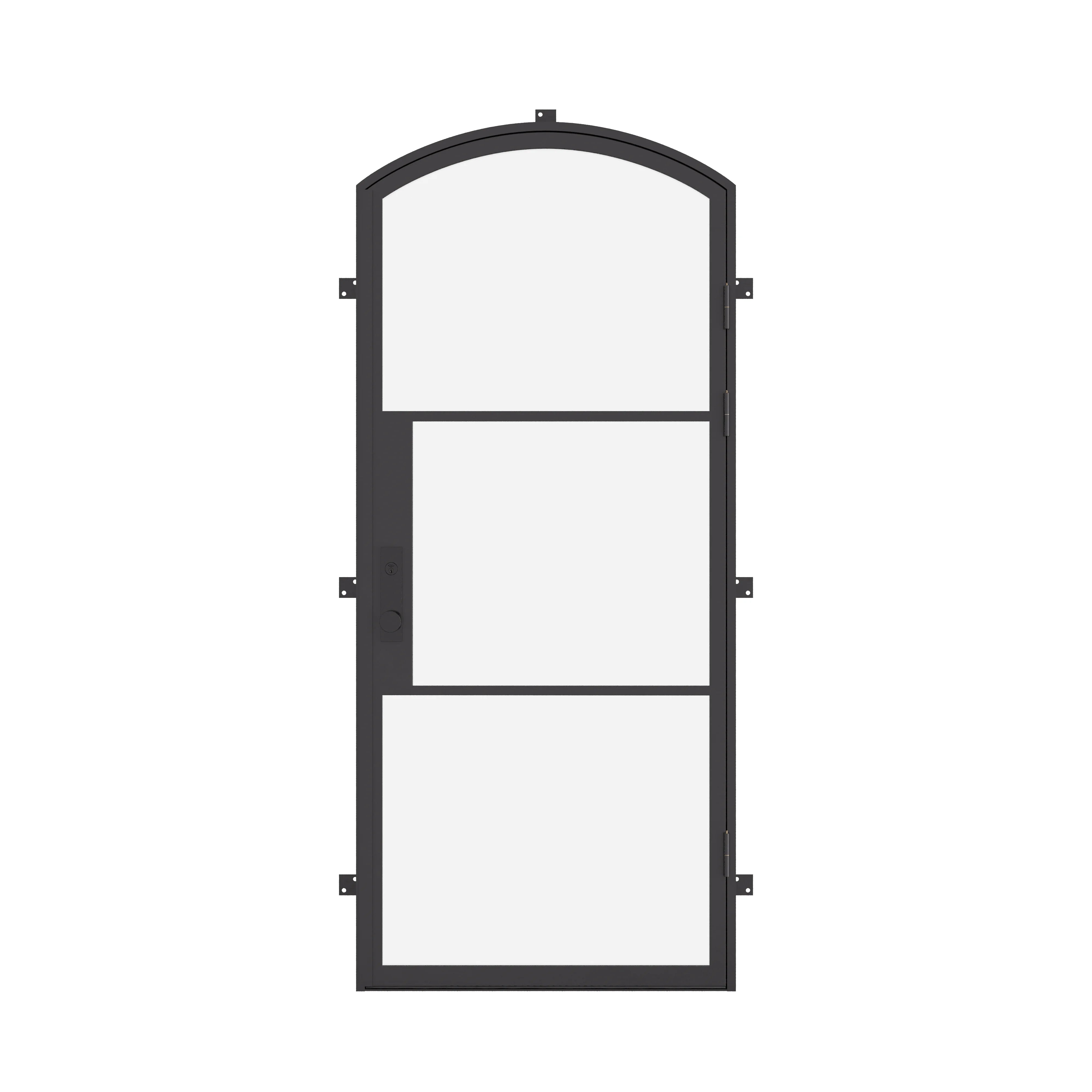Air 4 mini arch single architectural steel door with side windows