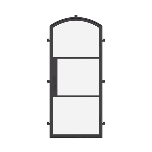 Air 4 single arch steel door, galvanized mixed metal construction with automotive grade paint