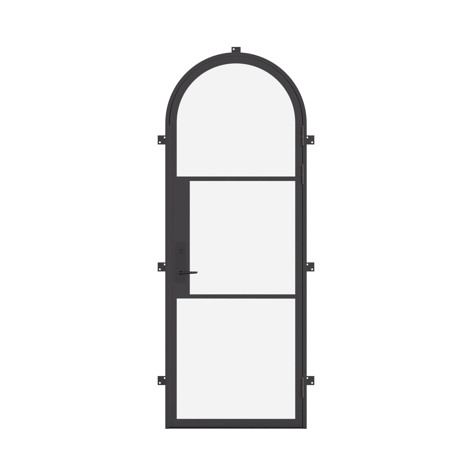 Air 4 with Thermal Break - Single Full Arch by Pinky’s Iron Doors — home doors, view 1