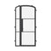Air 4 with Left Side Window - Single Mini Arch by Pinky’s Iron Doors — home doors, view 1