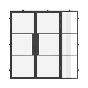 Air 4 with Thermal Break and Right Side Window - Double Flat | Standard Sizes