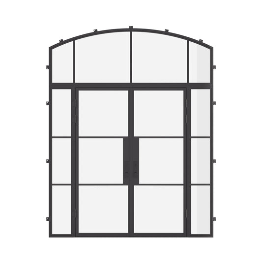 Air 4 with Thermal Break, Side Windows and Arch Top Window - Double Flat | Customize