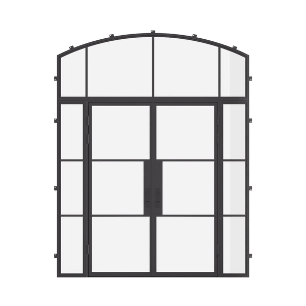 Air 4 with Side Windows and Arch Top Window - Double Flat | Standard Sizes