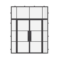 Air 4 with Side Windows and Flat Top Window - Double Flat | Standard Sizes