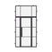 Air 4 with Side Windows and Flat Top Window - Single Flat by Pinky’s Iron Doors — home doors, view 1