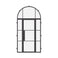Air 4 with Side Windows and Full Arch Top Window - Single Flat by Pinky’s Iron Doors — home doors, view 1