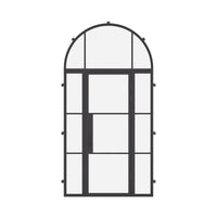 Air 4 with Side Windows and Full Arch Top Window - Single Flat | Standard Sizes