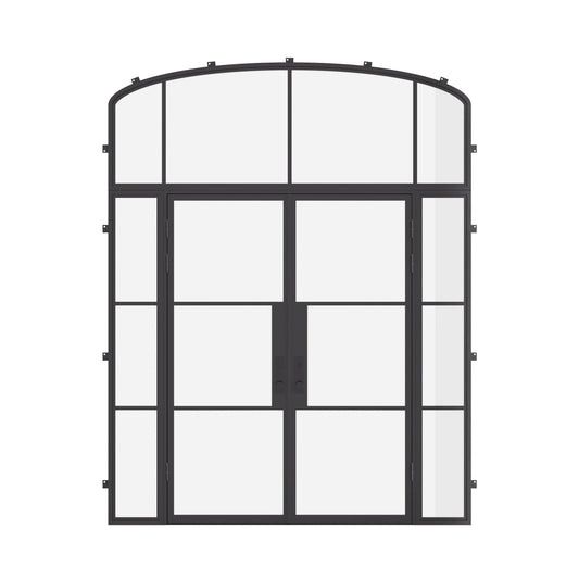 Air 4 with Side Windows and Mini Arch Top Window - Double Flat | Standard Sizes