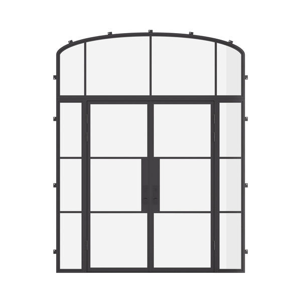 Air 4 with Side Windows and Mini Arch Top Window - Double Flat | Standard Sizes