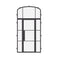 Air 4 with Side Windows and Mini Arch Top Window - Single Flat by Pinky’s Iron Doors — home doors, view 1