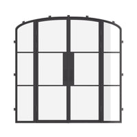 Air 4 with Side Windows - Double Mini Arch by Pinky’s Iron Doors — home doors, view 1