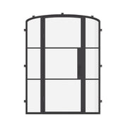 Air 4 single mini arch exterior door with sidelights and slim frame