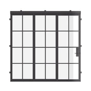 modern bi fold door with insulated steel frame