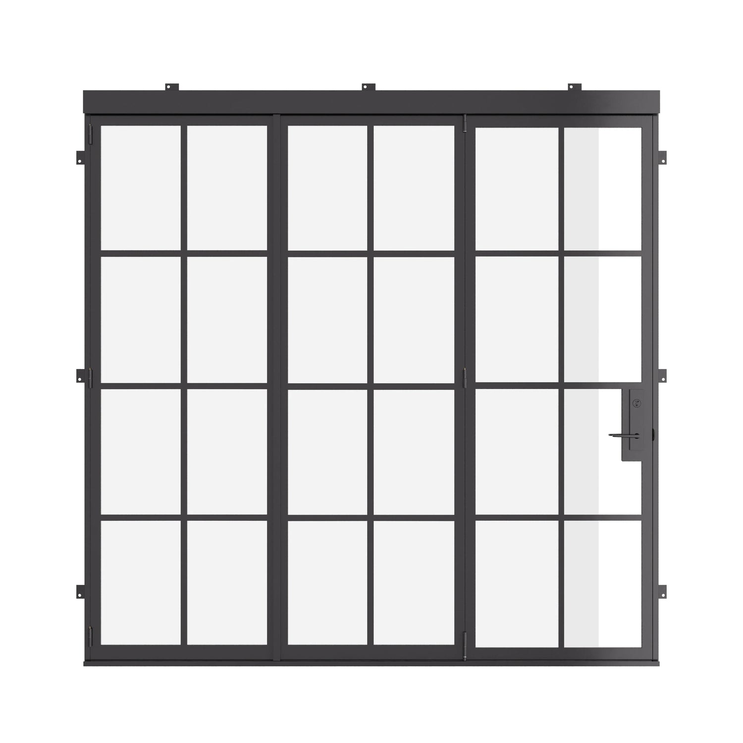 Air 5 with Thermal Break - Bi-Fold | Standard Sizes by Pinky’s Iron Doors — home doors, view 1