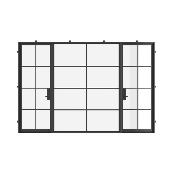 Air 5 with Thermal Break - Dual Single with Middle Fixed Panel Flat | Standard Sizes