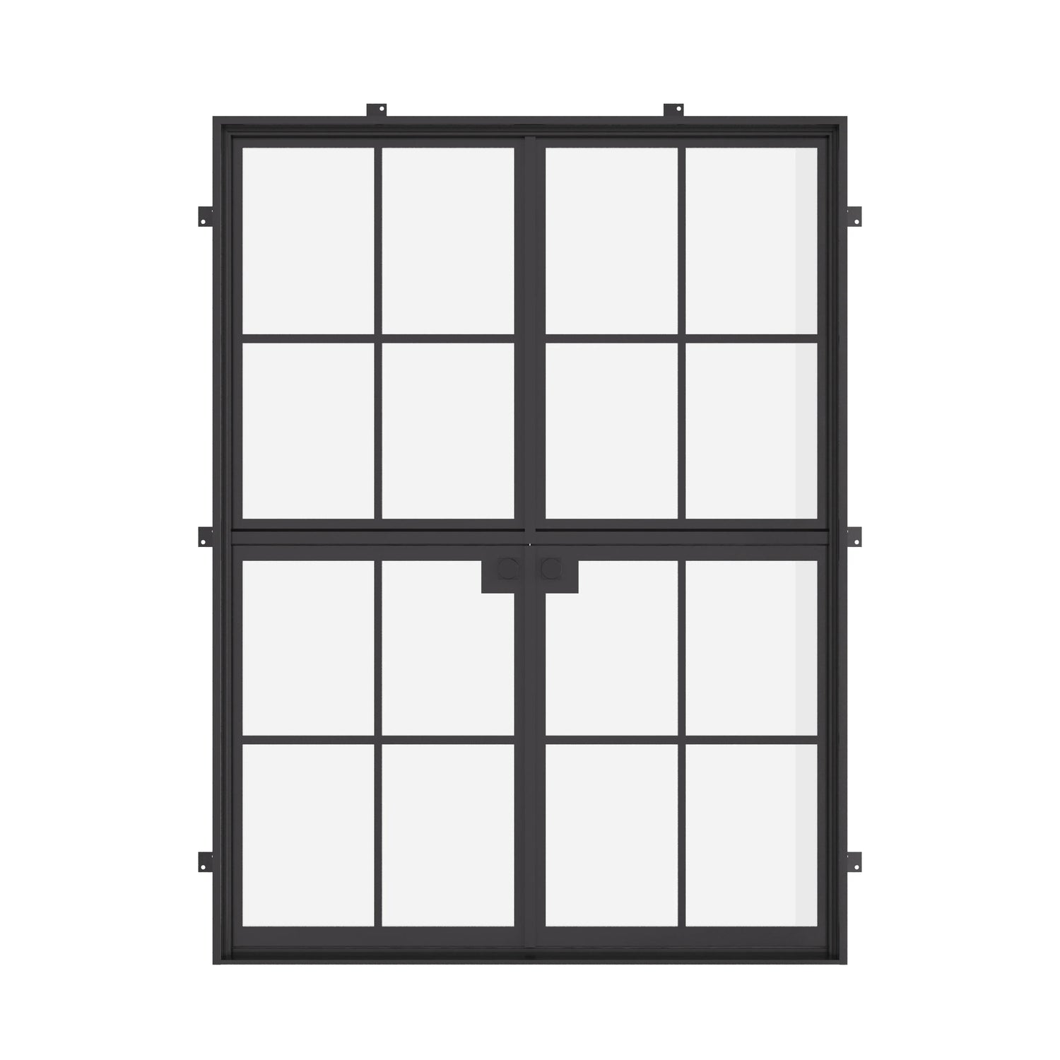 Air 5 Dutch - Double Flat | Standard Sizes by Pinky’s Iron Doors — home doors, view 1