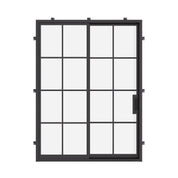 Air 5 exterior steel sliding door with cold-rolled steel frame and tempered glass