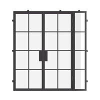 Air 5 with Thermal Break and Right Side Window - Double Flat | Standard Sizes