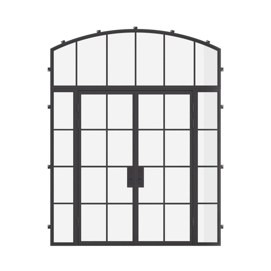 Air 5 with Side Windows and Arch Top Window - Double Flat | Standard Sizes