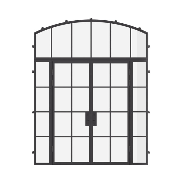 Air 5 with Side Windows and Arch Top Window - Double Flat | Standard Sizes