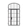 Air 5 with Side Windows and Arch Top Window - Single Flat | Standard Sizes by Pinky’s Iron Doors — home doors, view 1