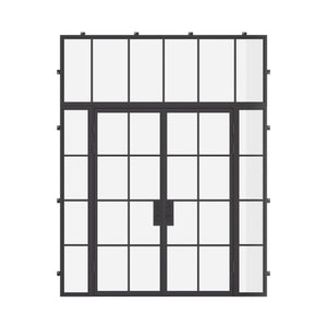 Air 5 with Side Windows and Flat Top Window - Double Flat | Standard Sizes