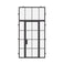 Air 5 with Side Windows and Flat Top Window - Single Flat | Standard Sizes by Pinky’s Iron Doors — home doors, view 1