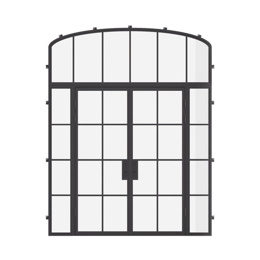 Air 5 with Side Windows and Mini Arch Top Window - Double Flat | Standard Sizes