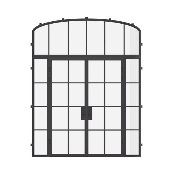 Air 5 with Side Windows and Mini Arch Top Window - Double Flat | Standard Sizes
