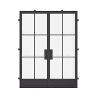 Air 7 - Double Flat | Standard Sizes by Pinky’s Iron Doors — home doors, view 1