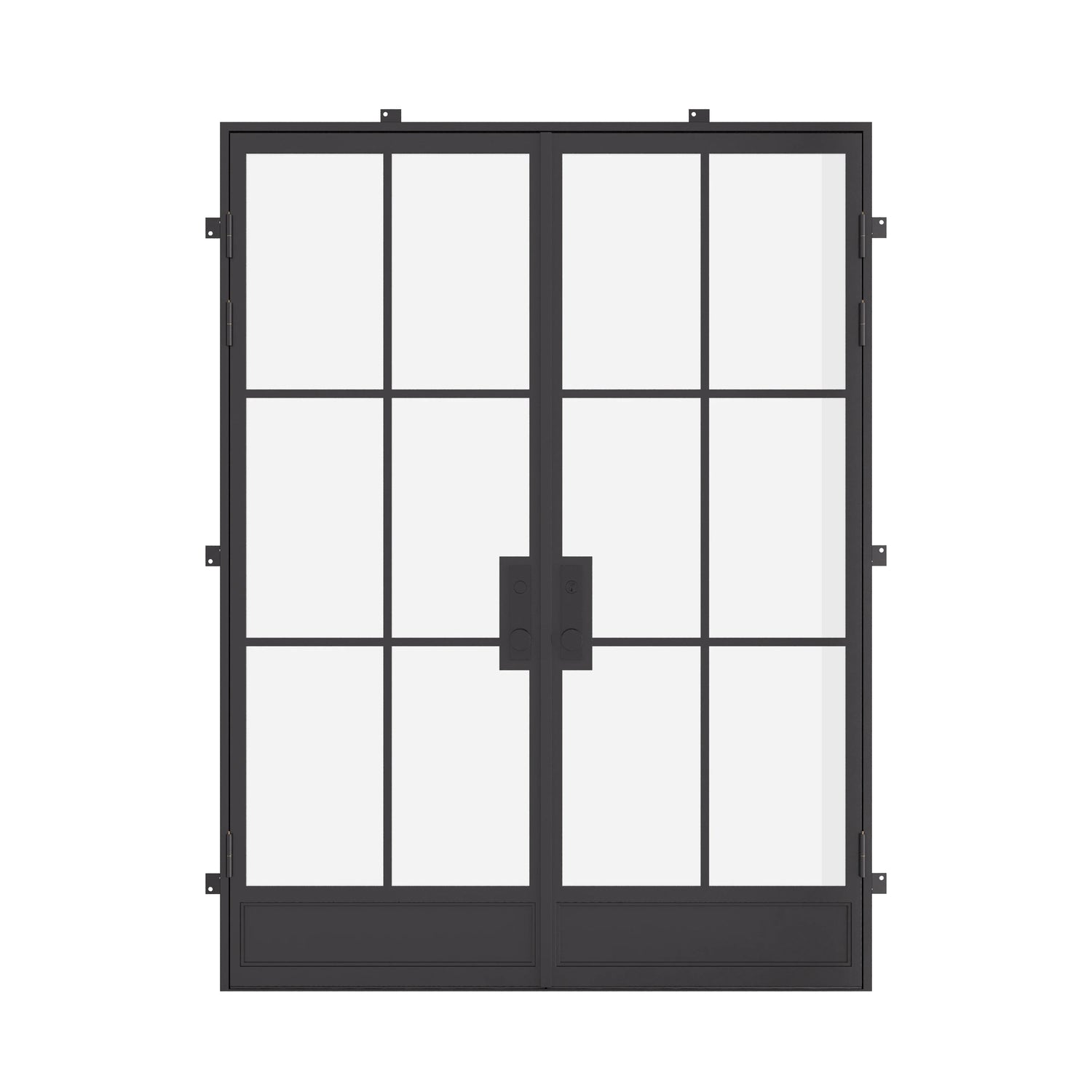 Air 7 - Double Flat | Standard Sizes by Pinky’s Iron Doors — home doors, view 1