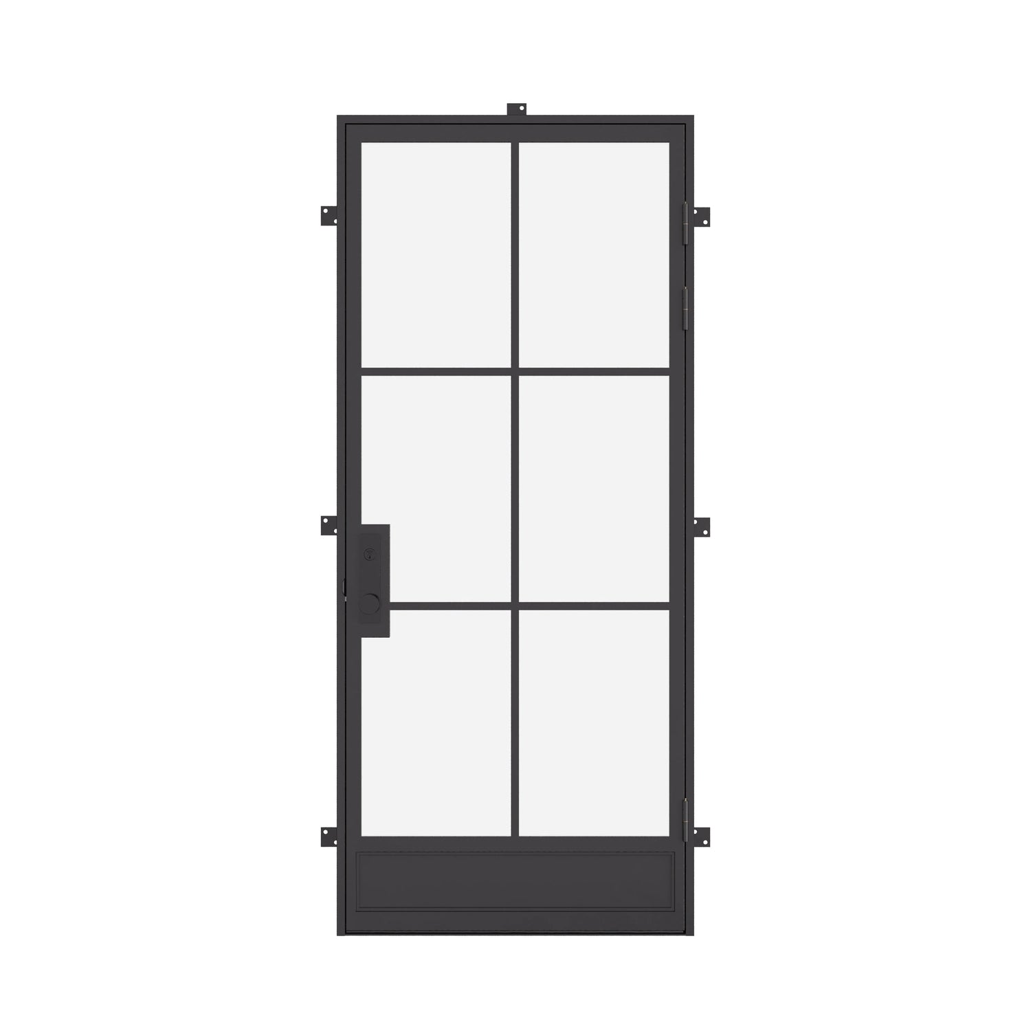 Air 7 with Thermal Break - Single Flat | Standard Sizes by Pinky’s Iron Doors — home doors, view 1